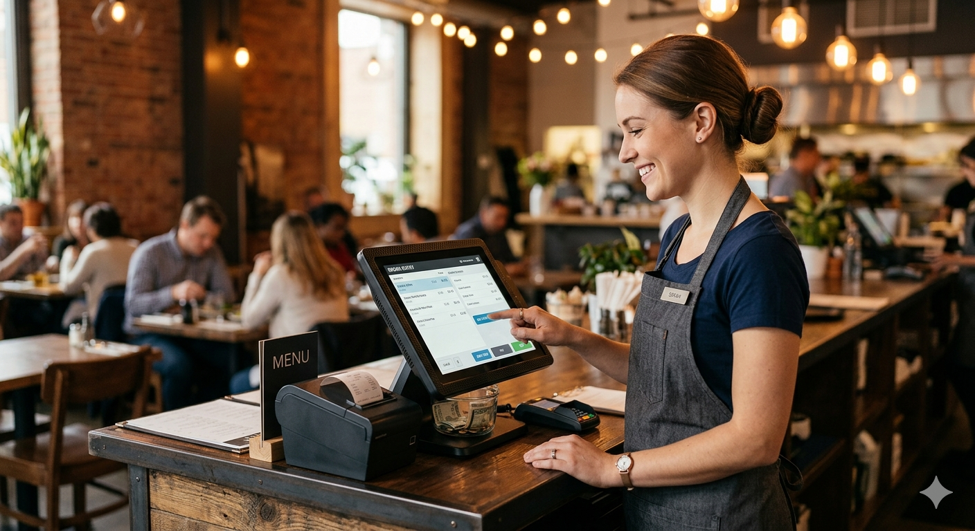 POS system in use